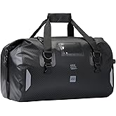 KEMIMOTO Waterproof Motorcycle Dry Bag – Duffle Tail Bag Soft Luggage, 40L/65L Large Capacity with 4 Quick-Release Straps, Dustproof for Touring, Adventure, Motorcycling & Camping
