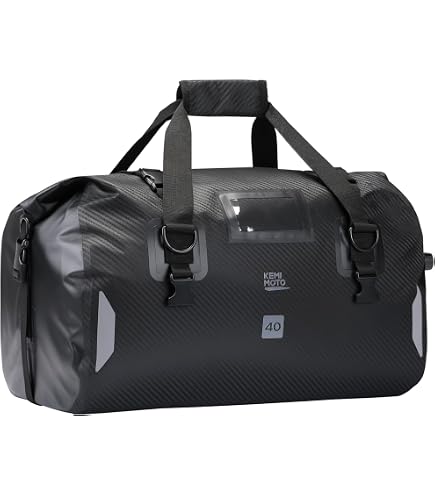 GL1800 Luggage Rack Bag Motorcycle Weather Resistant Travel Bag Compatible with Honda Goldwing GL1800 GL1500 Trunk Luggage Rack Bag Gold Wing GL1800 GL 1500 Tour Trunk Tail Luggage Top Bag for