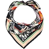 Kate Spade Womens Snow Globe Silk Square Scarf, Stylish & Lightweight Fashion Accessory