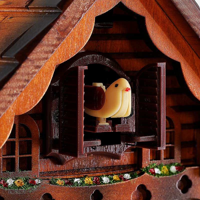Kintrot Cuckoo Clock Traditional Black Forest Clock Antique Wooden