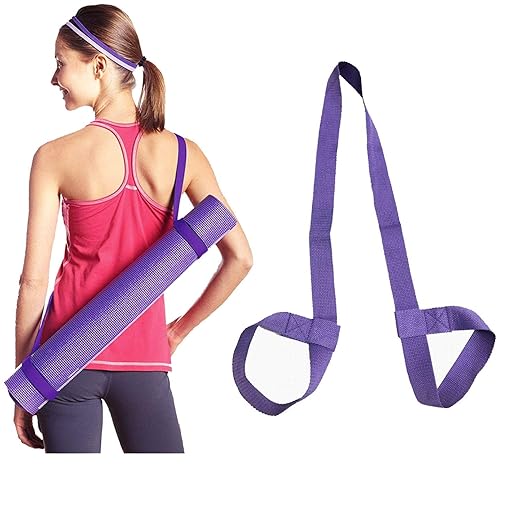 HUI JIN - Correa Ajustable de algodón para Esterilla de Yoga ...