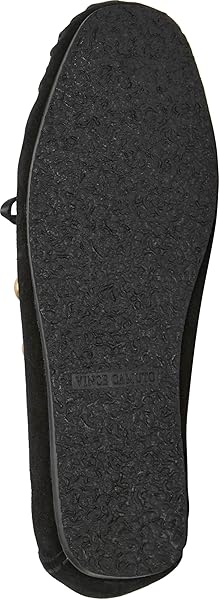 VINCE CAMUTO WOMEN SENNETT STUDDED MOCASSIN BLACK 6 MEDIUM