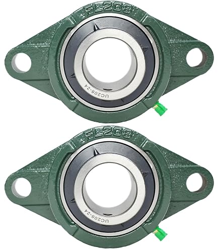 2PK UCF206-18 4-Bolt Flange Bearing - 1-1/8 Inch, Ships Same Day - View #2