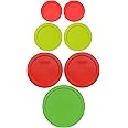 Pyrex Food Storage Plastic Replacement Lid Set (Red, Green)