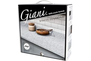 Giani Granite Countertop Paint Kit 2.0-100% Acrylic (White Diamond)