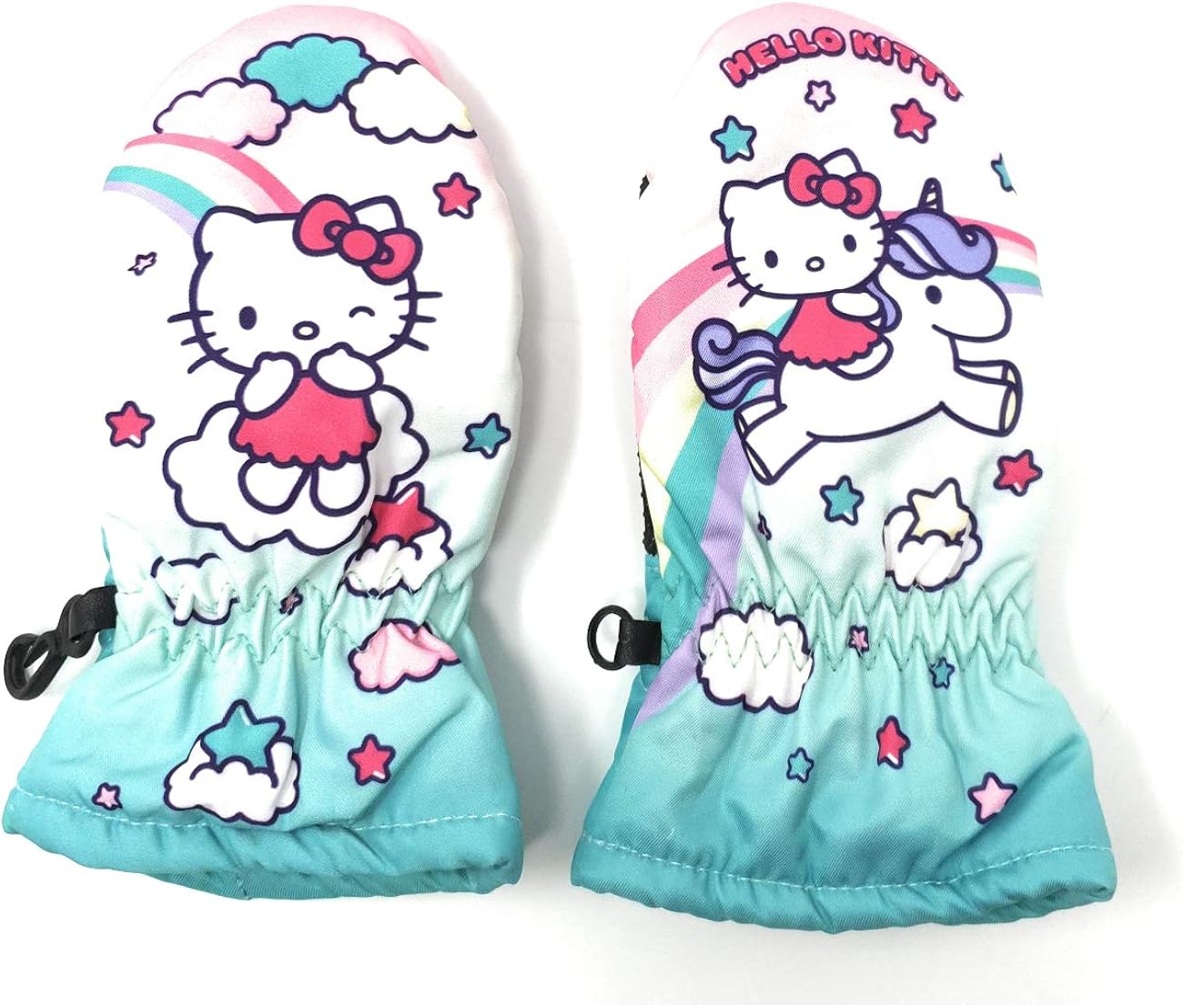Hello Kitty Girls' Ski Mittens Blue and Pink 3 to 6 Years Amazon.co.uk