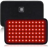 Red Light Therapy, Portable Red Light Therapy for Body Knee Back Shoulder Hands,660nm &amp; 850nm with 180 LEDs, 3 Chips in 1 Wearable Flexible Infrared Light Heating Wrap Belt Gift for Women Men
