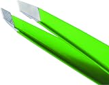 Tweezerman Green Apple Slant Tweezer - Professional Stainless Steel Precision view 2