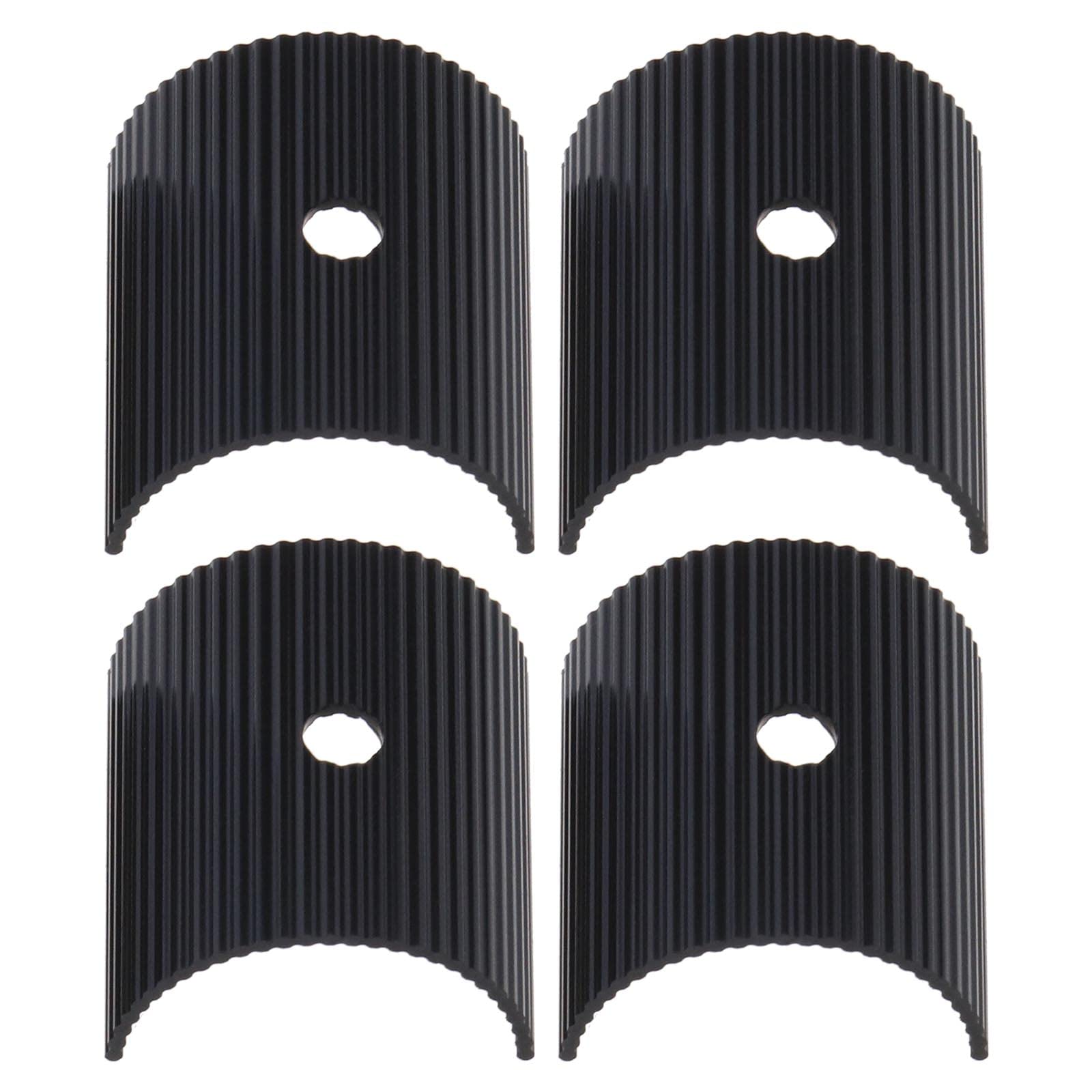 OTOTEC 2PCS Bicycle Handlebar Shim Bike Handlebar Conversion Sheet Spacer Adapter Reducer Cycling Components Aluminum Alloy 31.8mm to 35mm Black