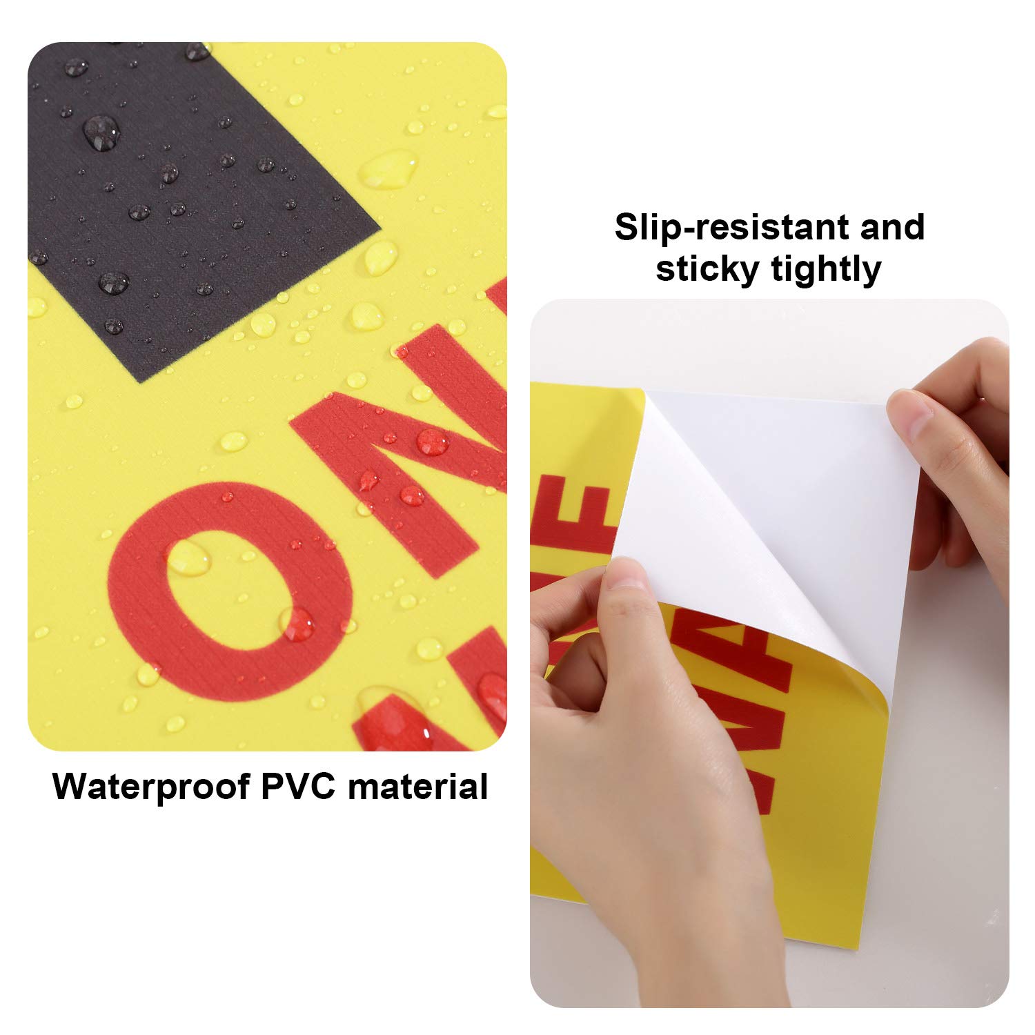 12pcs Directional Arrow Floor Sign- 15" × 6" Removable Adhesive One Way Floor Stickers Waterproof Social Distancing Floor Decals Anti-Slip Arrow Markers for Floor Crowd Direction Guidance: Industrial & Scientific