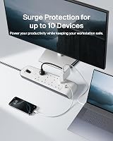 Belkin 8-Outlet Extension Lead with USB 2x 2.4A USB Ports 2m Surge Protected view 2