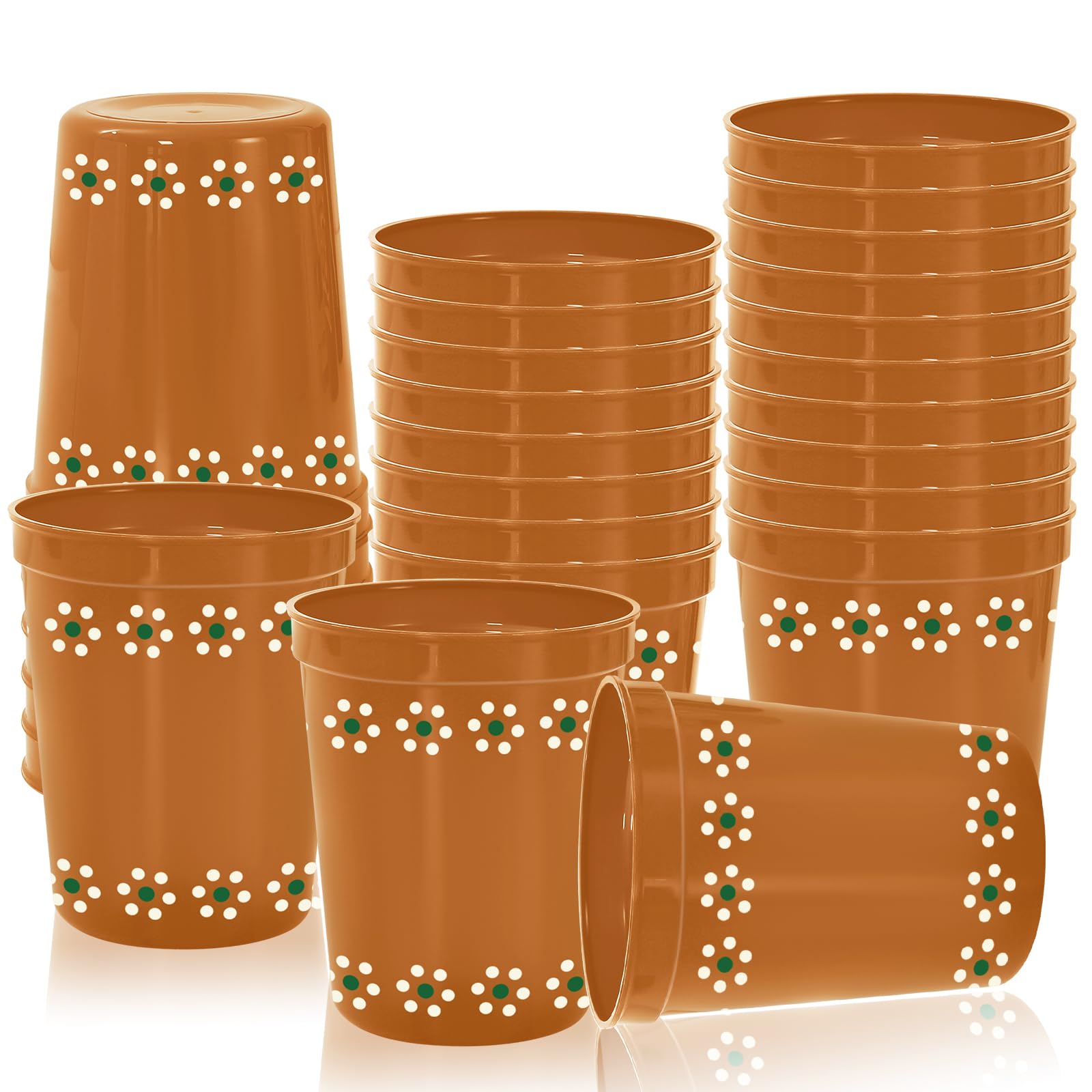 Photo 1 of Whaline 24 Pcs Mexico Fiesta Plastic Cup 16 Oz Disposable Drinking Cup Cielito Lindo Party Beverage Tumbler Glasses for Mexican Themed Party Coffee Juice Drink Supplies
