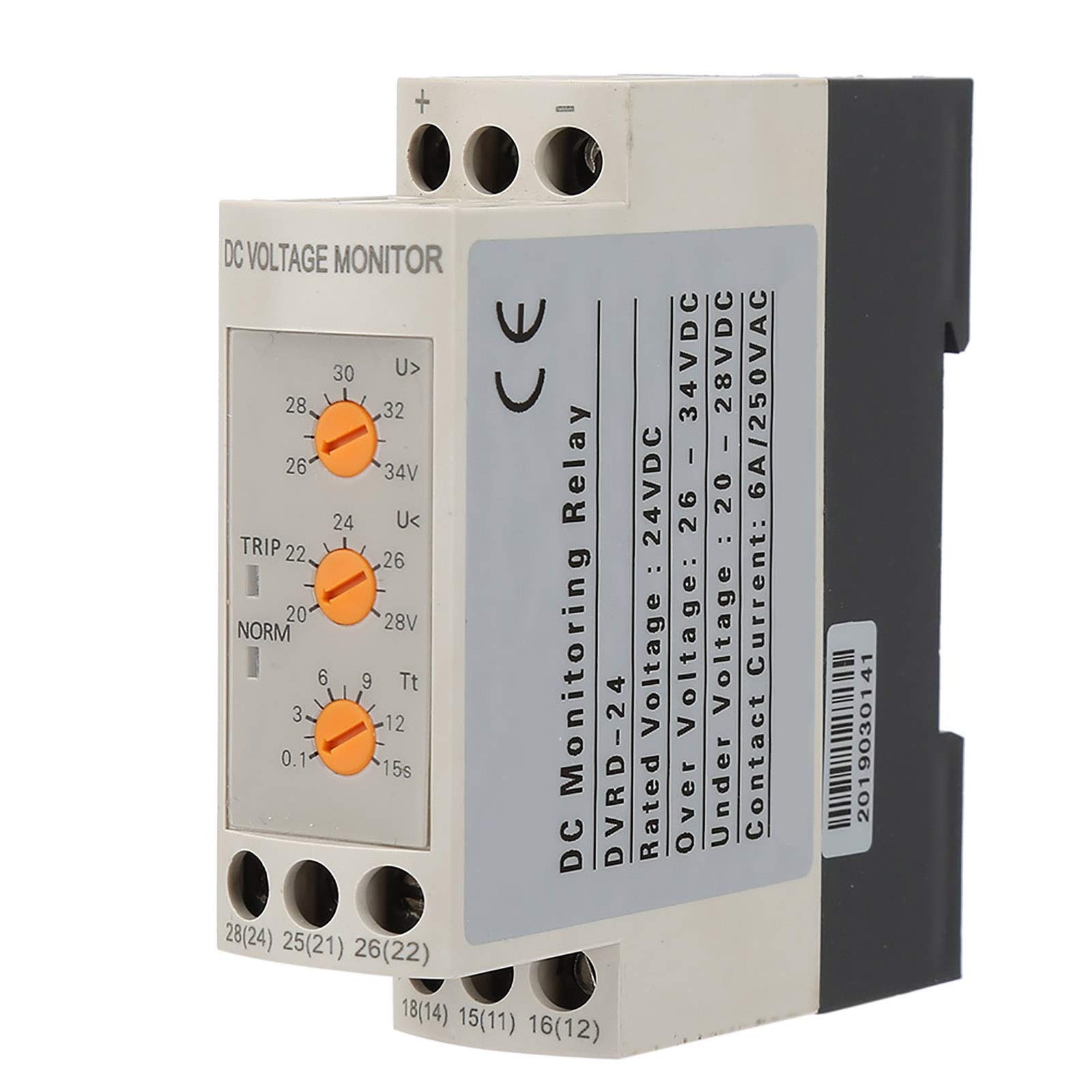 Voltage Monitoring Relay Adjustable Over Under