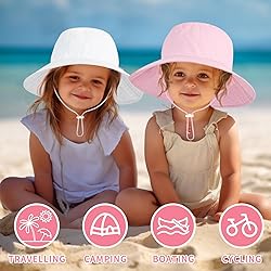 2-Pack Baby Sun Hat Kids Summer UPF 50+ Sun