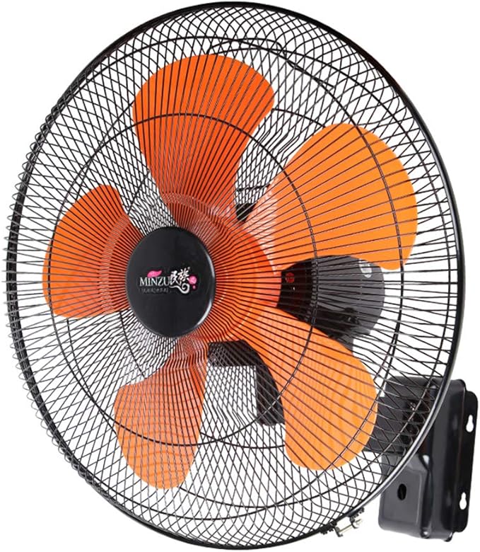 Koovin Commercial Wall Fan, Home Quiet Wall Mount Fan W/90°Oscillating