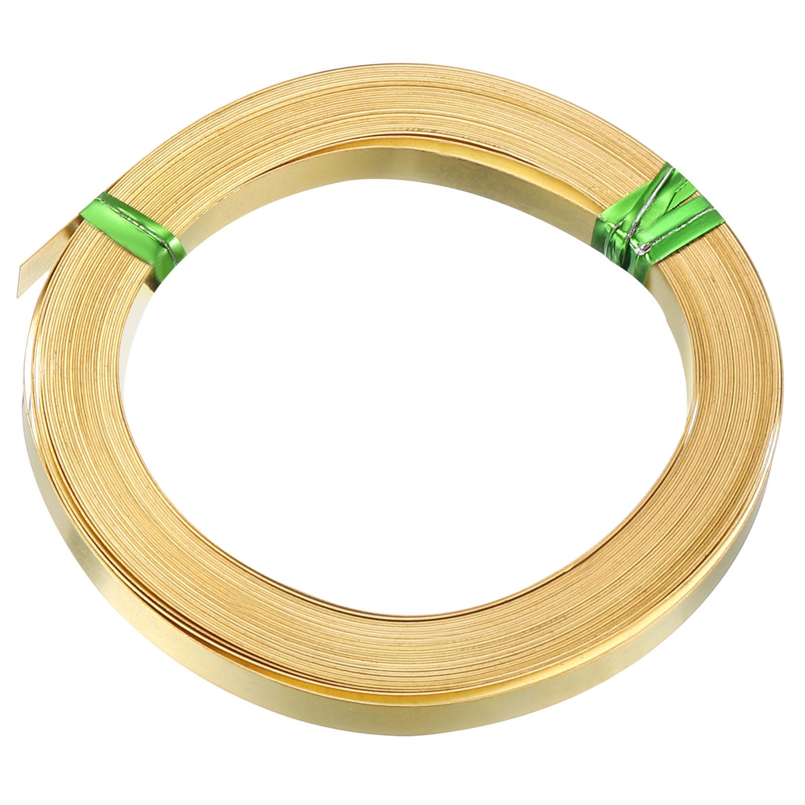 PATIKIL 30Gauge/0.25mm 6mm Width 19.69 Feet Flat Brass Wire for Jewelry Making DIY Crafts
