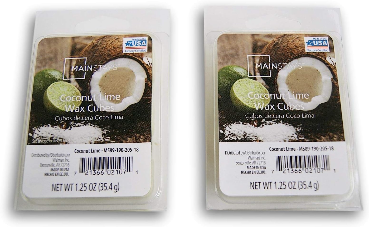 Summer Scents Wax Cubes Bundle - Coconut Lime