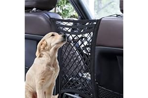 STARROAD-TIM Dog Car Barrier 3-Layer Pet Car Mesh Fence Retractable Storage Bag Multifunctional car Dog guardrail Used for SU