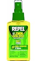 Repel Lemon Eucalyptus Natural Insect Repellent, 4-Ounce Pump Spray
