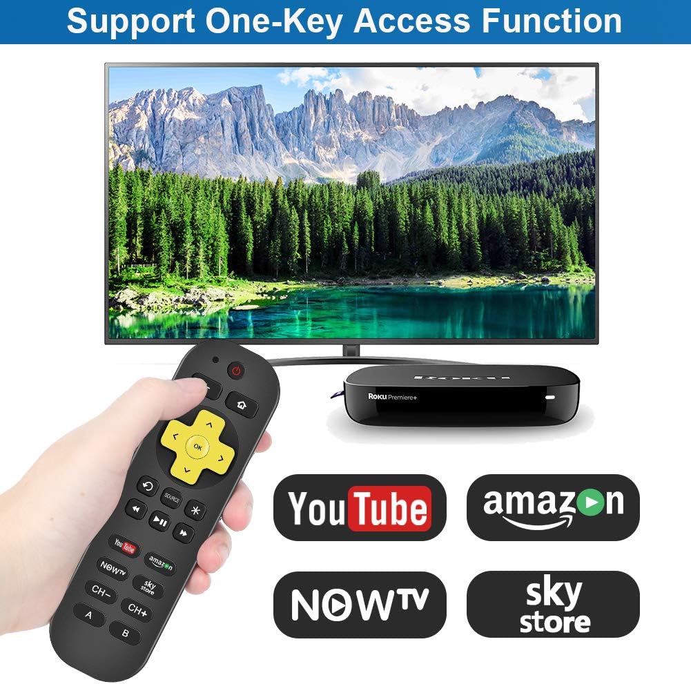 Gvirtue Replacement Now TV Smart Box Remote Control Compatible with Now TV HD Streaming Media Player - Image 5
