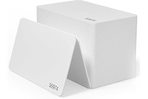 BABIQT 100 pcs 26 Bit Proximity Cards CR80 Key Card Weigand Prox Blank Printable Swipe Cards Compatable with ISOProx 1386 1326 H10301 Format Readers, Suitable for Most Access Control Systems