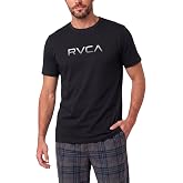 RVCA Mens Short Sleeve Lightweight Lounge Crew Tee Loungewear Crew Neck