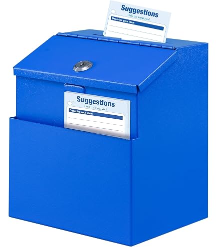 Amazon.com: xydled Wall Mounted Ballot & Donation Box with 50