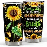 SANDJEST Inspirational Gifts for Birthday Inspirational Cups Tumbler 20oz Stainless Steel Insulated Tumblers Coffee Travel Mug Cup Motivational Gift for Women Friends Coworker