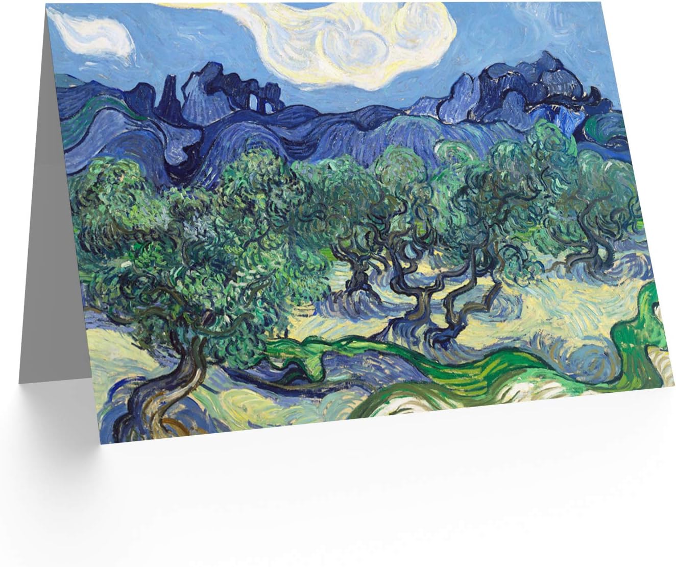 Artery8 Vincent Van Gogh The Olive Trees Fine Art Greeting Card Plus Envelope Blank Inside, 17.5 x 12.5 cm - Image 3