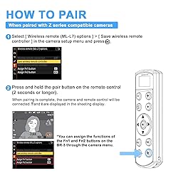 Wireless Rechargeable Camera Remote Control