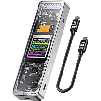 DOCKCASE Explorer Edition M.2 NVMe SSD Enclosure,Support 10s PLP