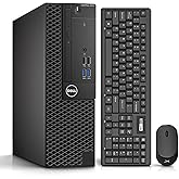 Dell OptiPlex 3050 Desktop Computers PC, 32GB Ram DDR4 New 512GB M.2 NVMe SSD, Intel Built-in WiFi, Bluetooth, i5-6500 3.2GHz, Refurbished Desktop, HDMI, Windows 11 Pro (Renewed)