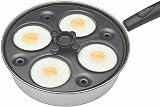 KitchenCraft Egg Poacher Pan 4 Cups 21cm Carbon Steel Induction Compatible view 5