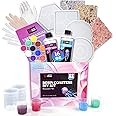LET'S RESIN Epoxy Resin Kit, Resin Coaster Molds Kit,16oz Resin Starter Kit for Beginners,Include Epoxy Resin, Coaster Molds and Mica Powder for Resin Casting, Ideal Christmas Gift Set