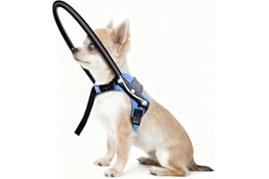 Blind Dog Halo Harness, Protective Collar and Guiding Device for Blind Dogs, Adjustable Confidence-Building Harness, Safe Nav