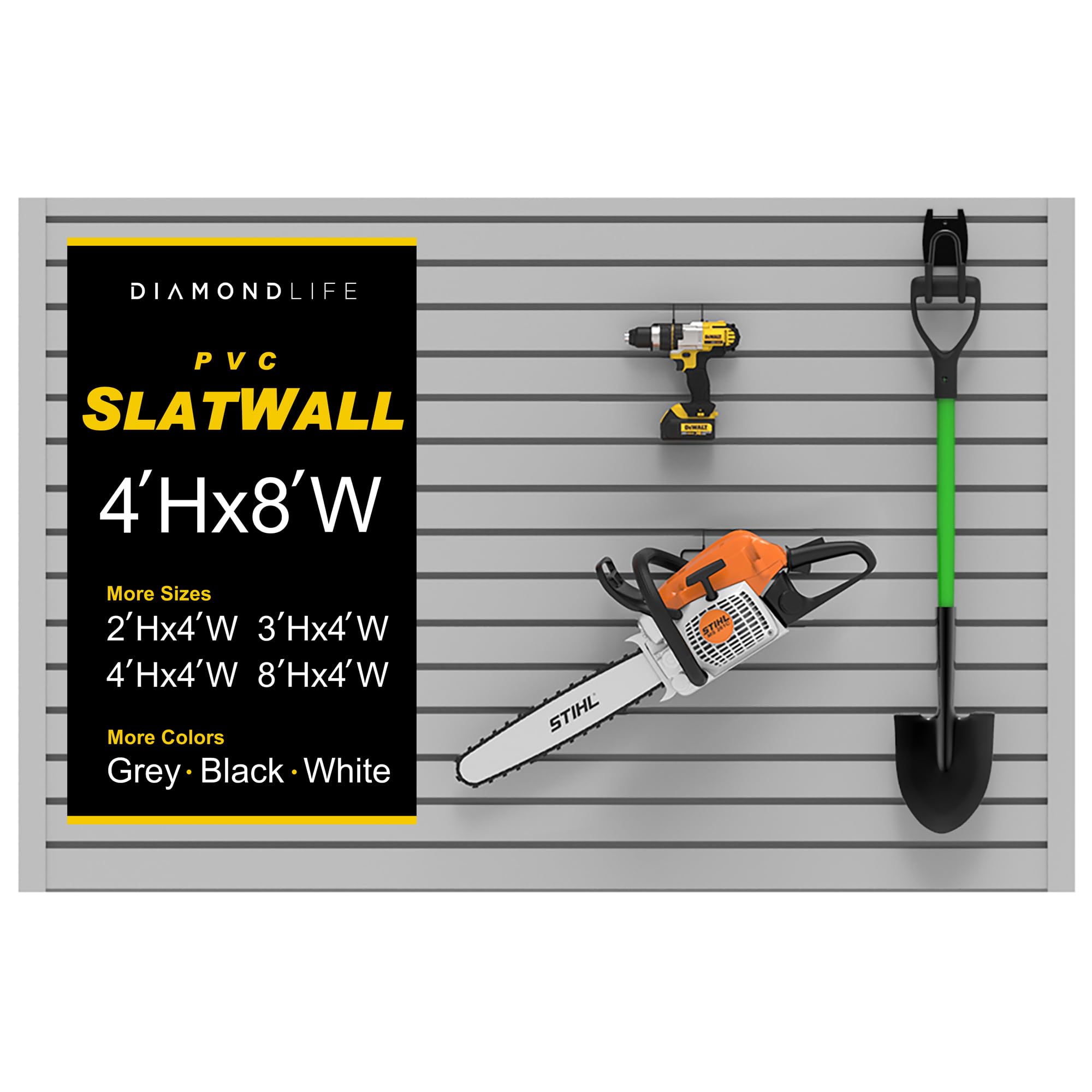 Photo 1 of  4'H x 8'W Slatwall Panels