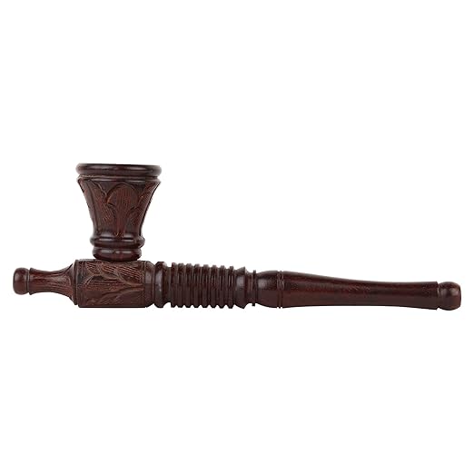 Buy Newzenx Wooden Carved Pipe for Weed & Tobacco Pipe 5 Inch Online at