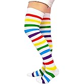 Sock House Co. Thigh High Socks - Over the Knee Stockings - Fits Shoe Size: 4-10 (Ladies)