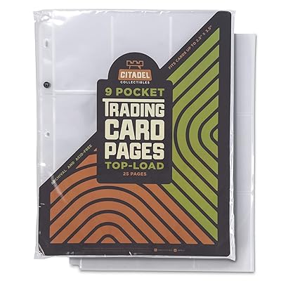 9-Pocket Trading Card Pages, Top-Load| Protective Haiti | Ubuy