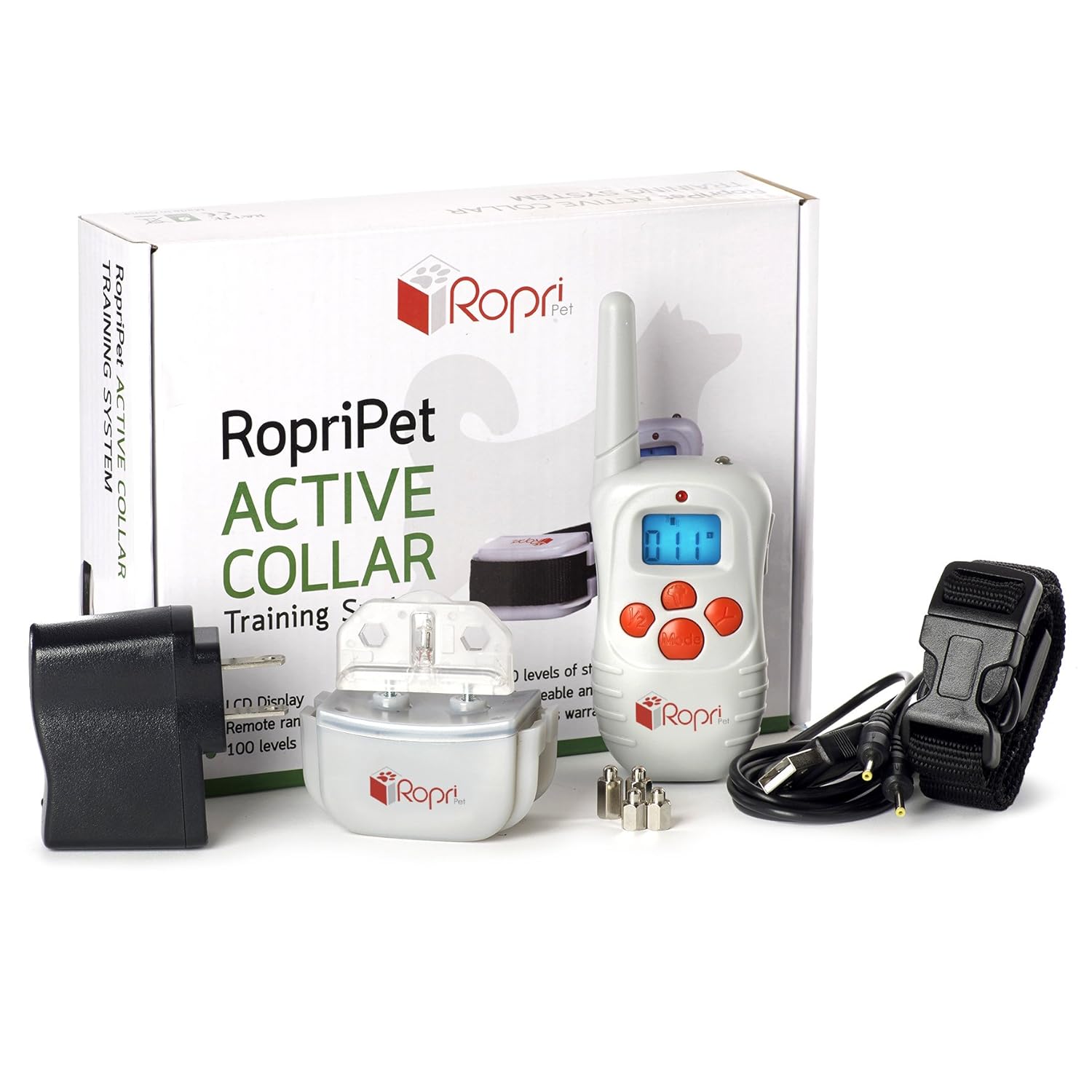 RopriPet Active Collar Dog Training Collar with Remote