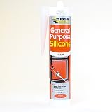Everbuild General Purpose Clear Silicone Sealant Anti Fungus 12x view 3