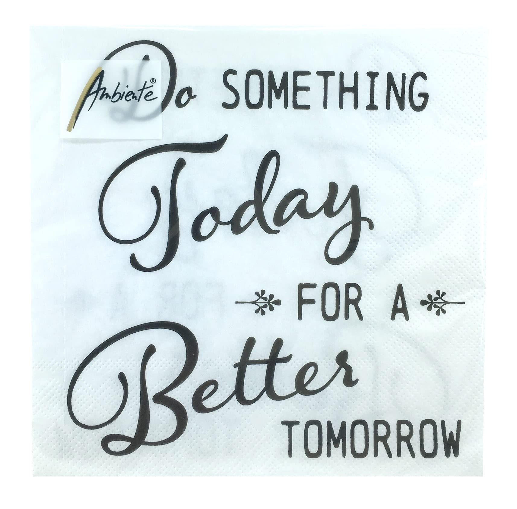 Paper Napkins Lunch Festival Party Approx. 33 x 33 cm Every Day Any Occasion Do Something Today For A Better Tomorrow