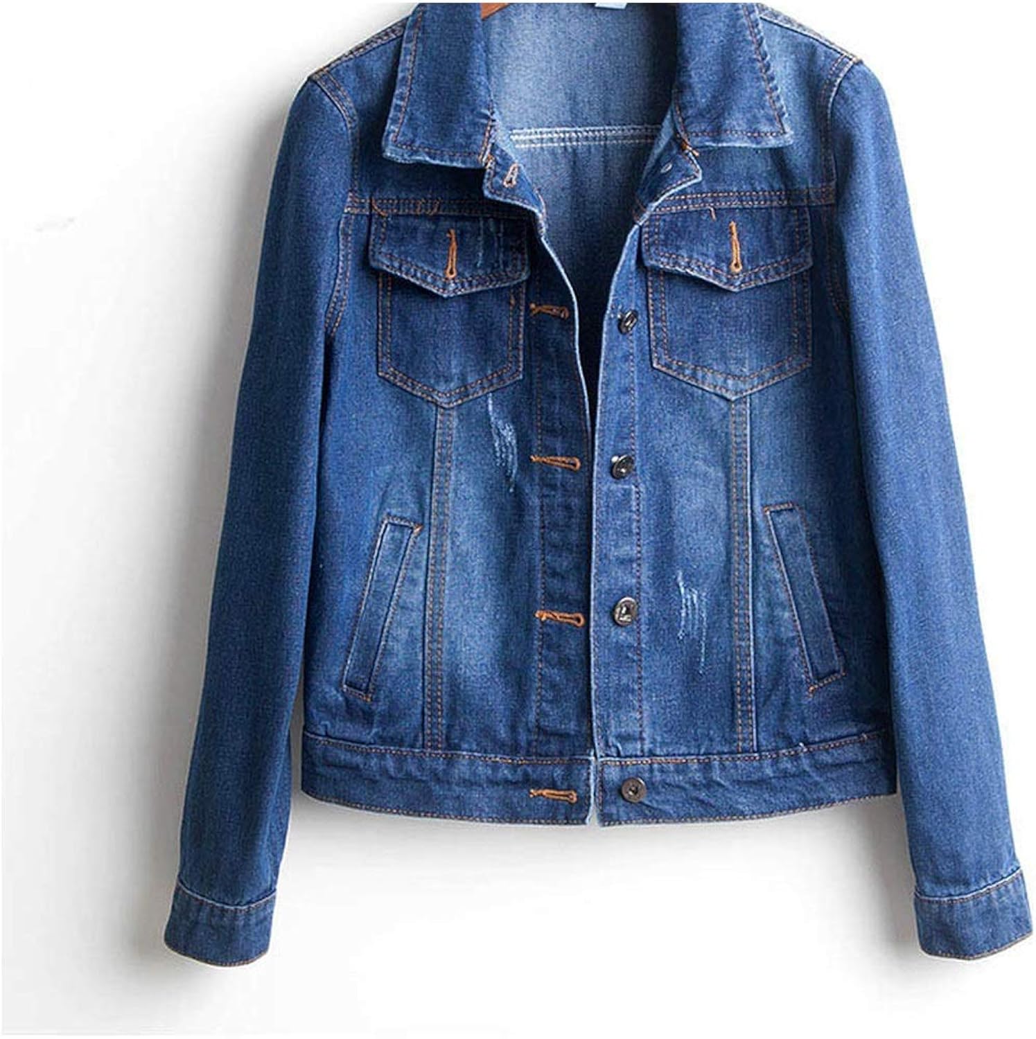 plus size short sleeve cropped denim jacket