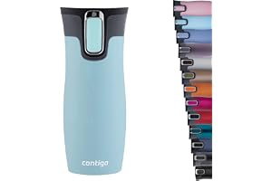 Contigo West Loop Autoseal Travel Mug, Stainless Steel Thermal Mug, Vacuum Flask, Leakproof Tumbler, Coffee Mug with BPA-Free