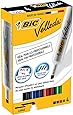 Bic - 875789 - Velleda - 4 Feutres - Effa&ccedil;able &agrave; Sec - Couleurs Assorties