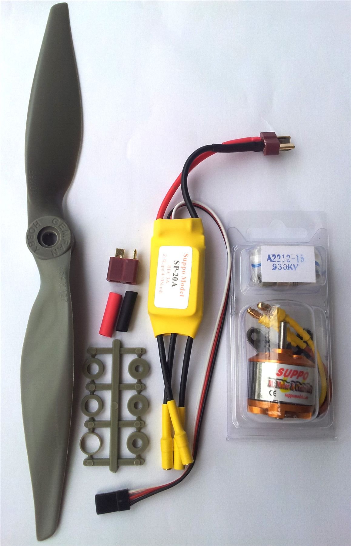 Safari Drives Brushless Motor+ESC+Propeller Power Kit for 300800g RC