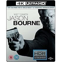Jason Bourne [4K UHD Blu-ray + Blu-ray] [2016]: Amazon.ca: Matt