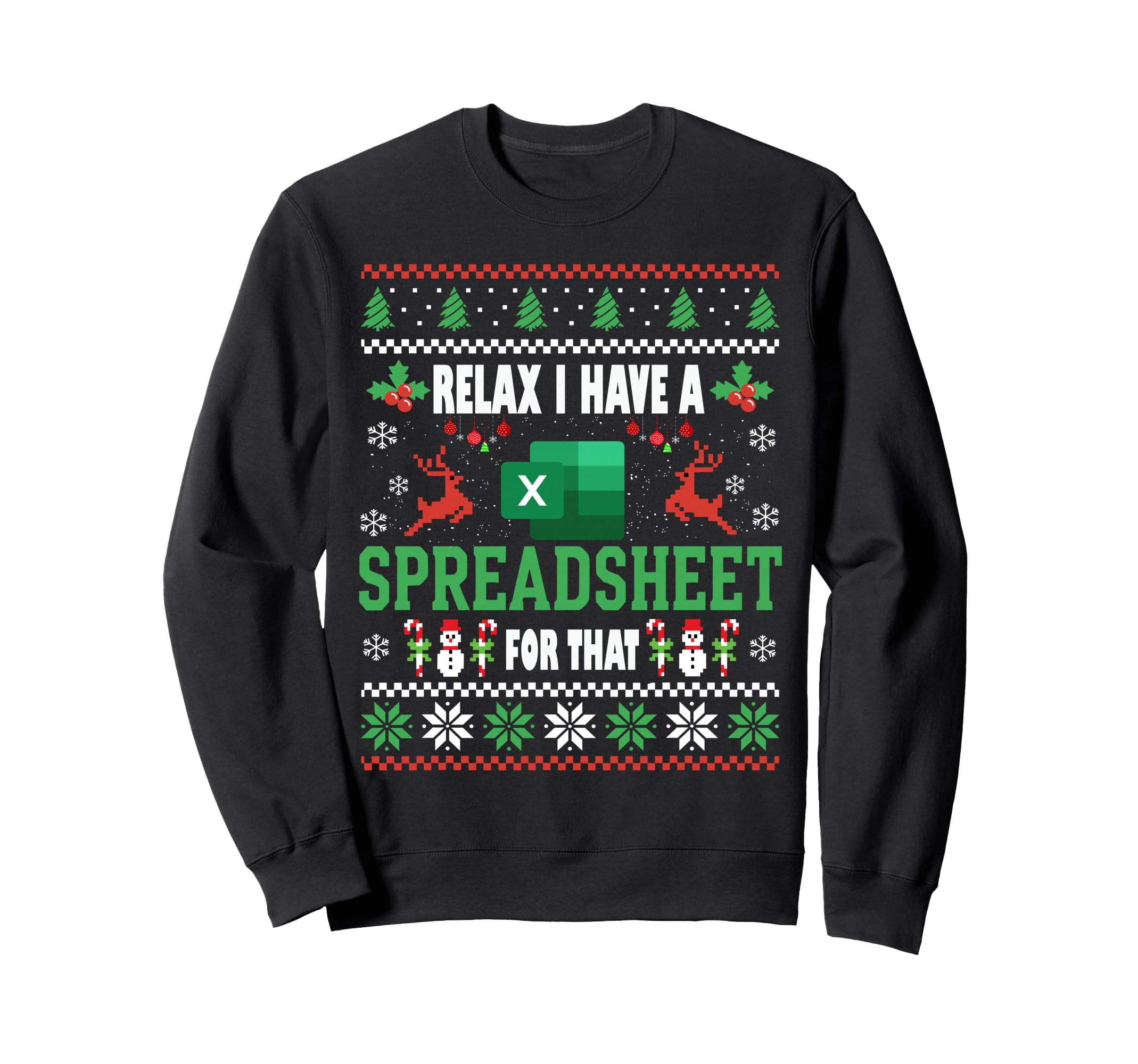 Photo 1 of Excel Ugly Christmas Sweater I Have A Spreadsheet for That Sweatshirt S