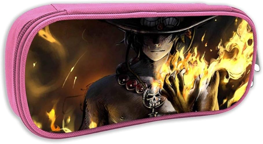 Amazon ワンピースエース 2 おしゃれ 鉛筆入れ 文具収納 ペンケース ペンシルケース 軽量 筆箱 多機能 大容量 男女兼用 通学 鉛筆ケース ペン袋 高校生 実用 鉛筆のサック シューズ バッグ