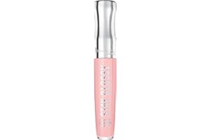 Rimmel Stay Glossy Lip Gloss - Non-Sticky and Lightweight Formula for Lip Color and Shine - 143 Sundae Best, .18oz